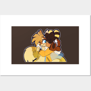 Gay Fox and Honey Bee Furries Posters and Art